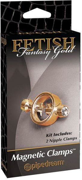 Затискачі для сосків Pipedream Fetish Fantasy золоті, 5 х 2.6 см - Зображення 3
