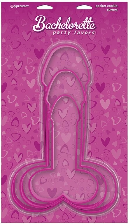 Форми для печива рожеві Bachelorette Cookie Cutter - Изображение 1