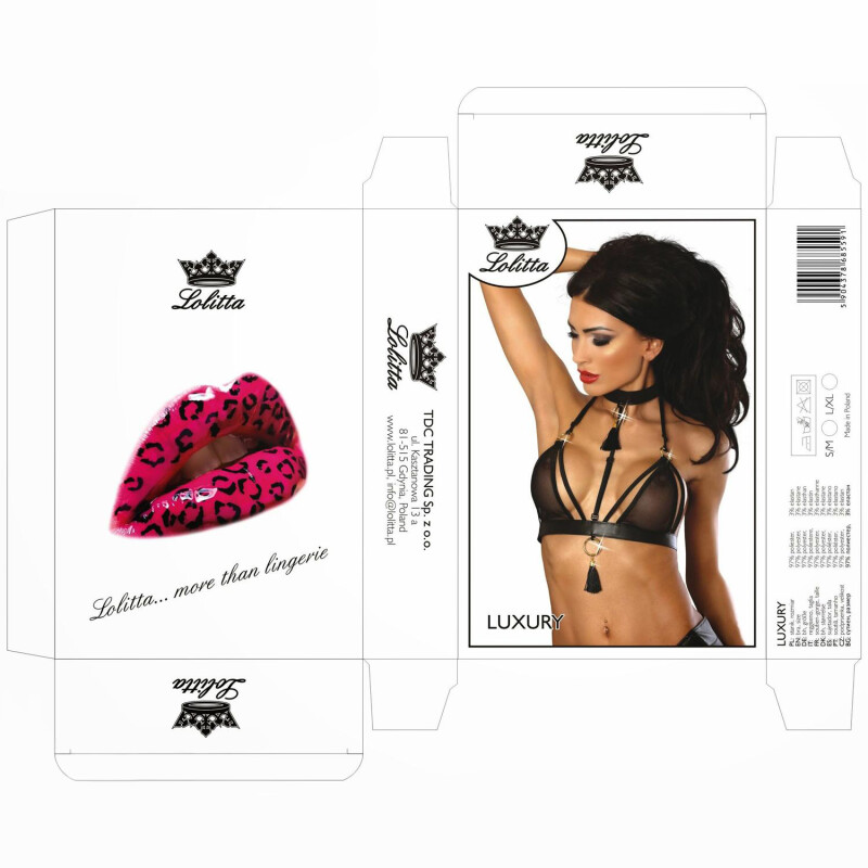 Сексуальний бюстгальтер з чокером L / XL - Зображення 3
