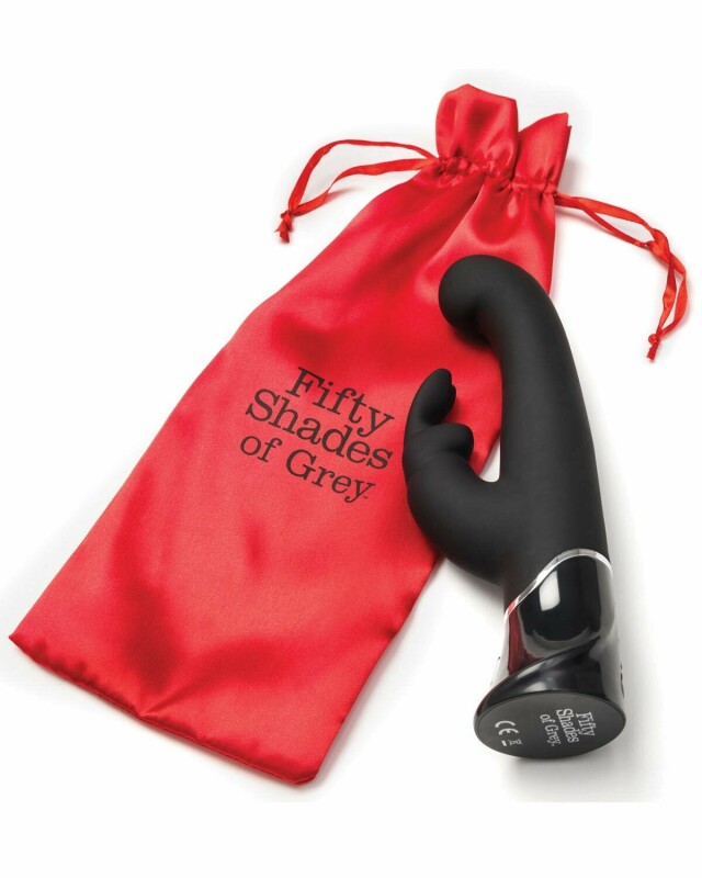 Вібратор-стимулятор для точки G і клітора Fifty Shades Of Grey Grey Greedy Girl, чорний - Изображение 4
