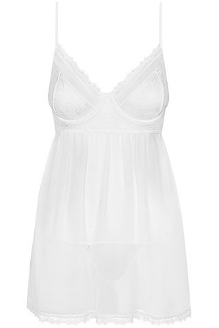 Сорочка  белая babydoll L/XL - Изображение 5