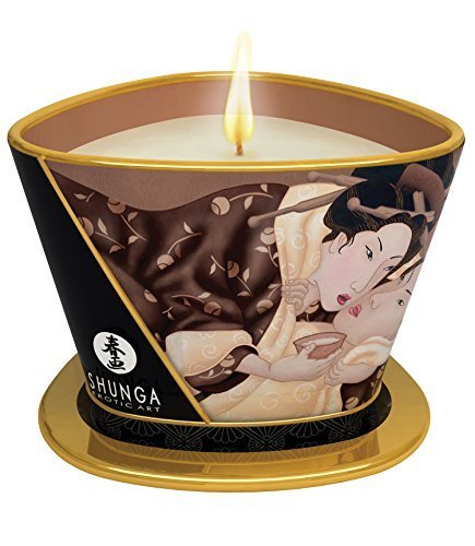 Свічка масажна shunga шоколадна насолода
