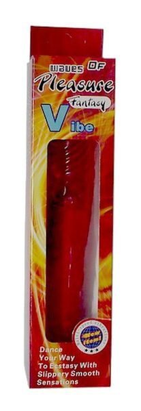 Вібратор червоний Jelly Classic Vibe Red 20 sm - Зображення 1