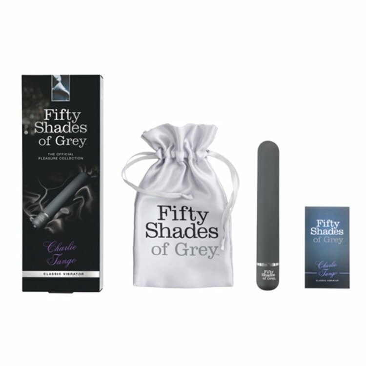 Вібратор Fifty Shades of Grey чорний, 18 х 2.8 см - Зображення 1