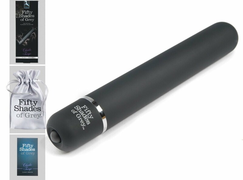 Вібратор Fifty Shades of Grey чорний, 18 х 2.8 см