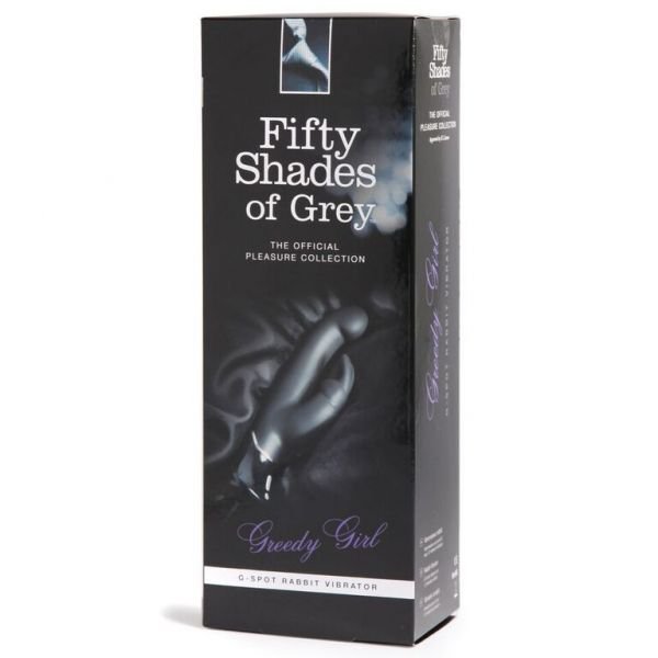 Вібратор-стимулятор для точки G і клітора Fifty Shades Of Grey Grey Greedy Girl, чорний - Изображение 1