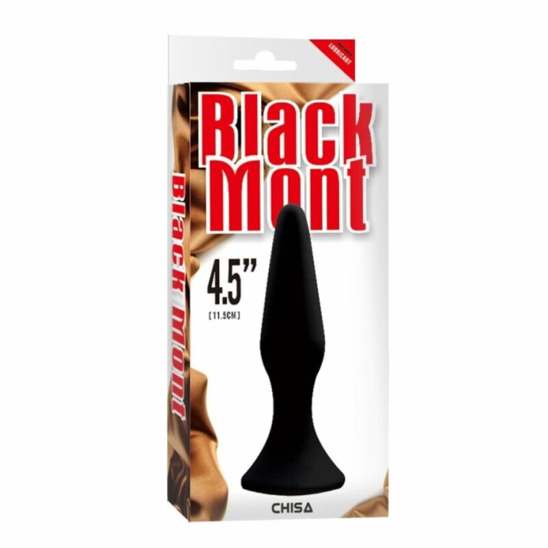 Анальна пробка  L Chisa Black Mont, чорна, 12.8 х 3 см