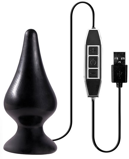 Анальний вібратор Dream Toys Menzstuf з пультом, чорний, 13 х 4.5 см - Изображение 1