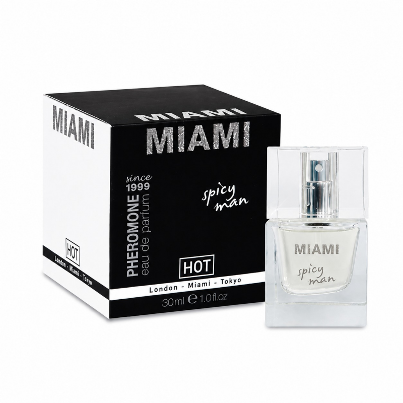 Чоловічі парфуми з феромонами HOT Miami Spicy Man, 30 мл