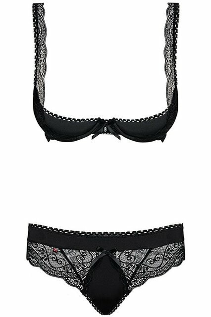 Комплект еротичний з відкритим бюстом, L / XL - Изображение 5