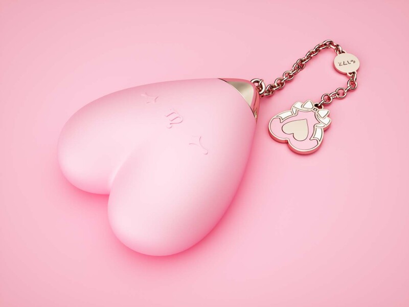 Вібратор для стимуляції клітора у формі серця Strawberry Pink ZALO Baby Heart - Зображення 8