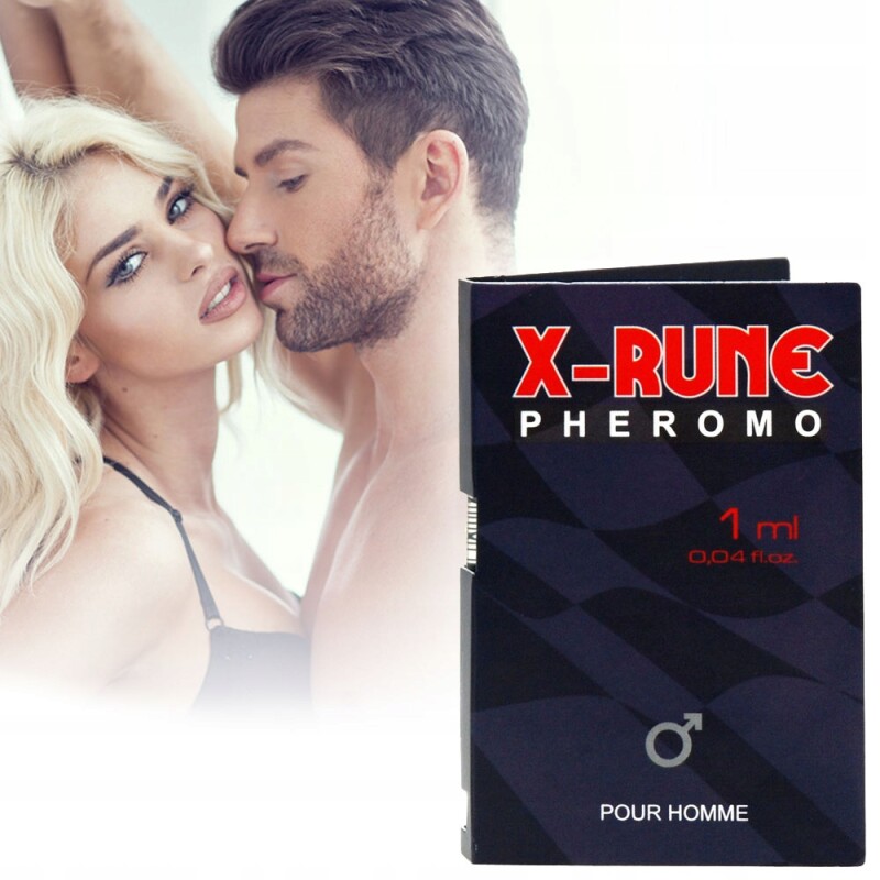 Духи з феромонами чоловічі X-RUNE MALE PHERO ATTRACTANT pour homme 1ml - Зображення 3