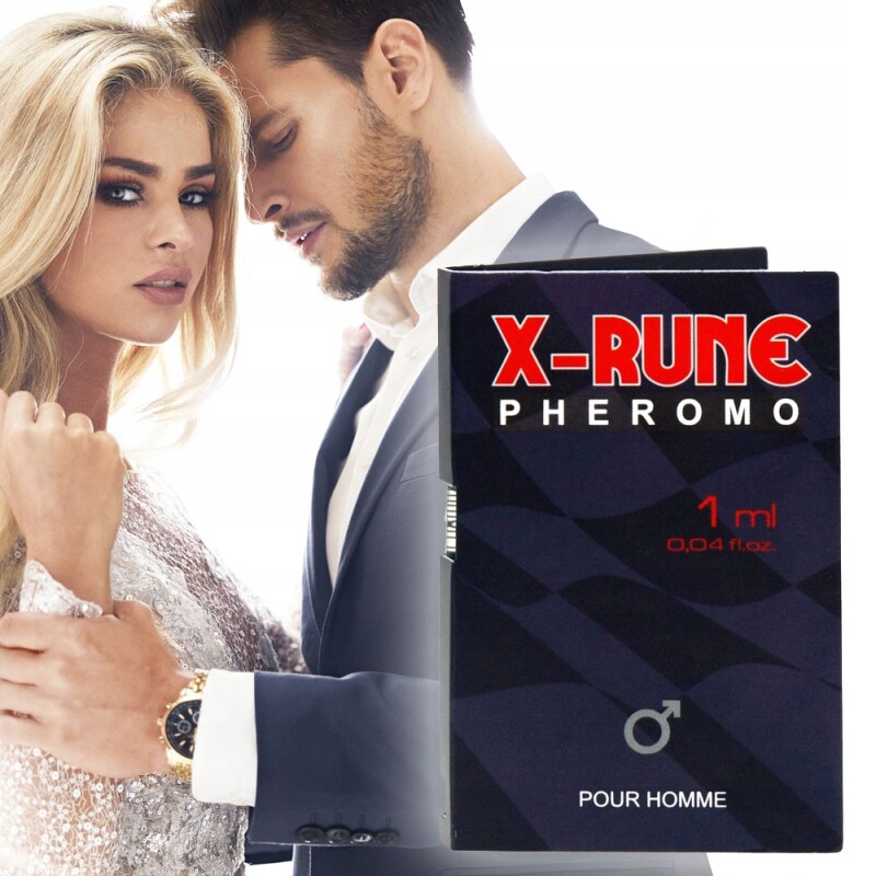 Духи з феромонами чоловічі X-RUNE MALE PHERO ATTRACTANT pour homme 1ml - Зображення 2