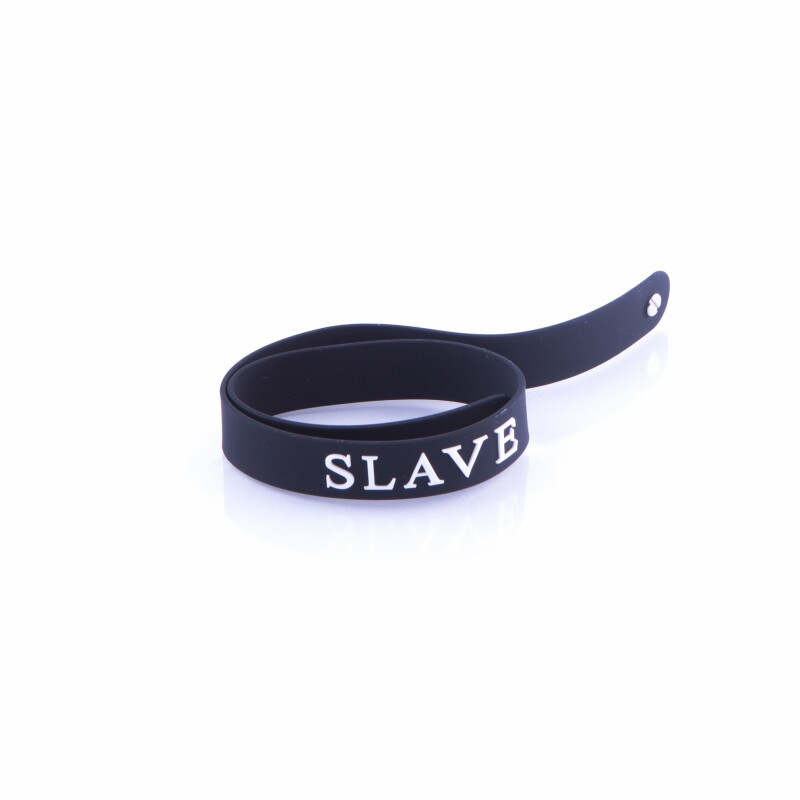 Нашийник-браслет 100% медичний силікон SLAVE NO TABOO - Изображение 3