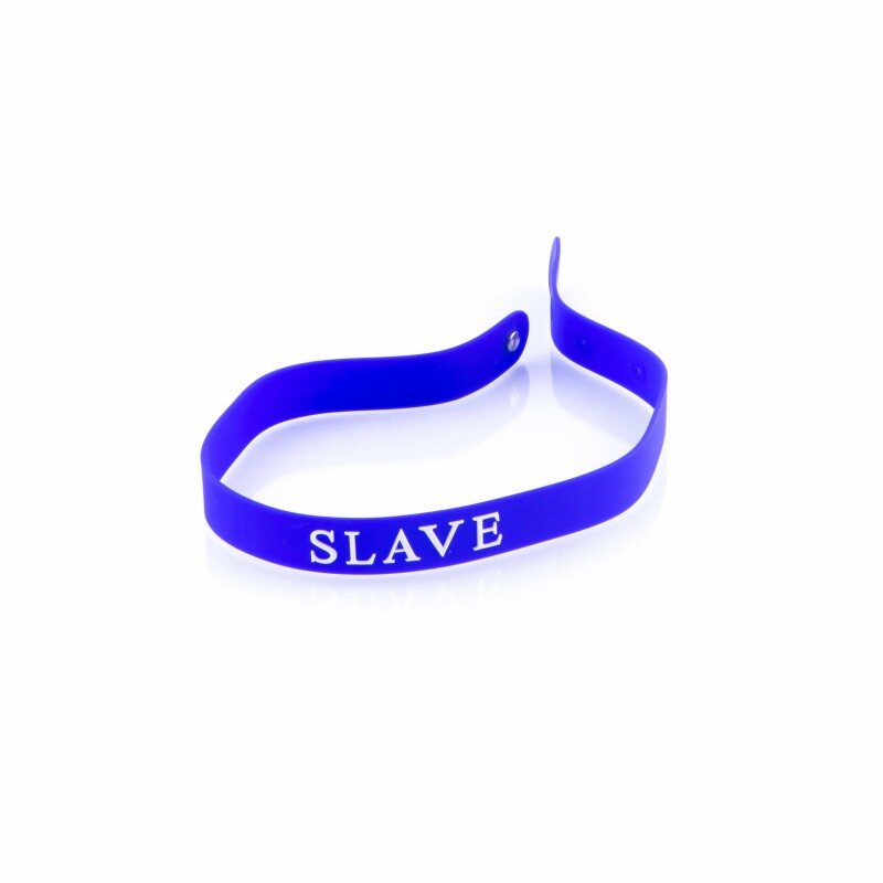 Нашийник-браслет 100% медичний силікон SLAVE NO TABOO