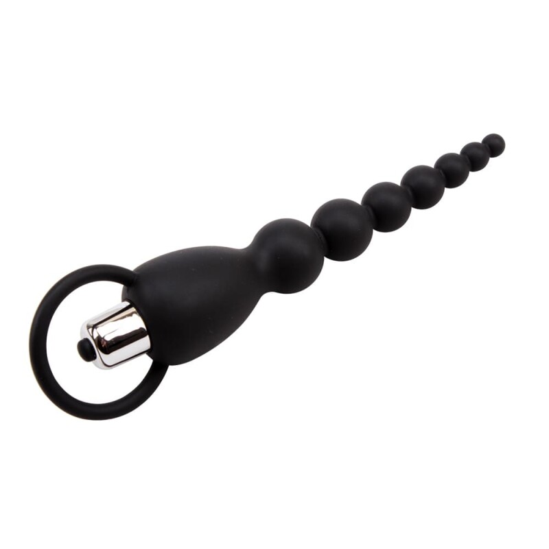 Анальна ялинка Chisa Black Mont, з вібрацією, чорна, 19.5 х 2.5 см - Зображення 1