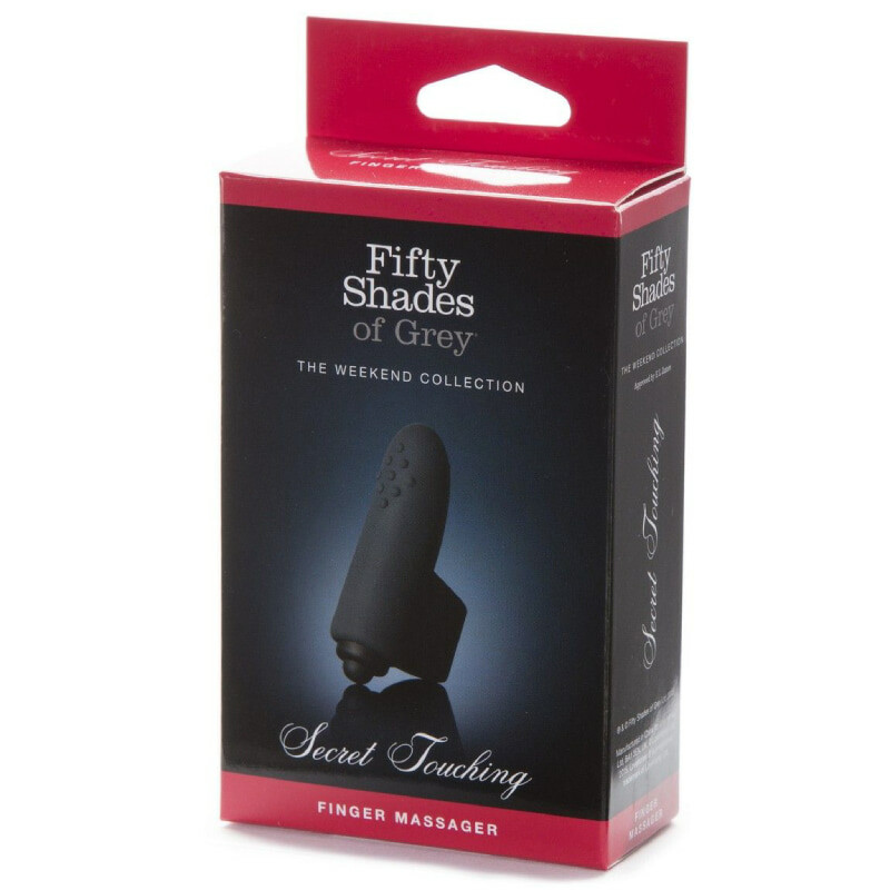 Вібратор на палець Fifty Shades of Grey силіконовий, чорний, 7.5 х 2.2 см