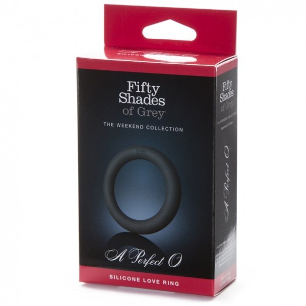 Ерекційне кільце Fifty Shades Of Grey чорне, 3.8 см