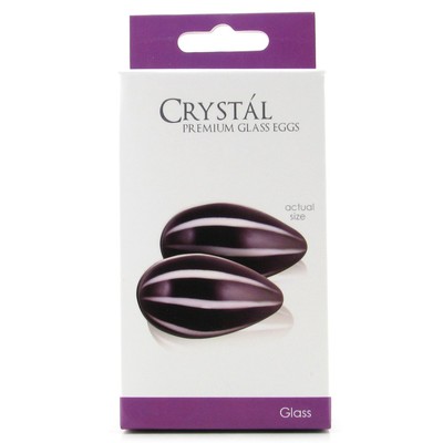 Вагінальні кульки Crystal Eggs Black - Изображение 1