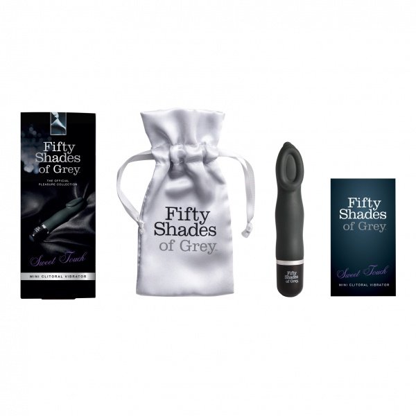 Мінівібратор Fifty Shades Of Grey для клітора, чорний, 14 х 2.4 см - Зображення 1