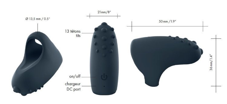 Кліторальний вібратор Dorcel Magic Finger - Изображение 4