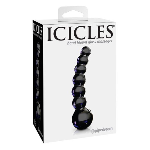 Скляна анальна пробка Icicles No 66 - Изображение 4