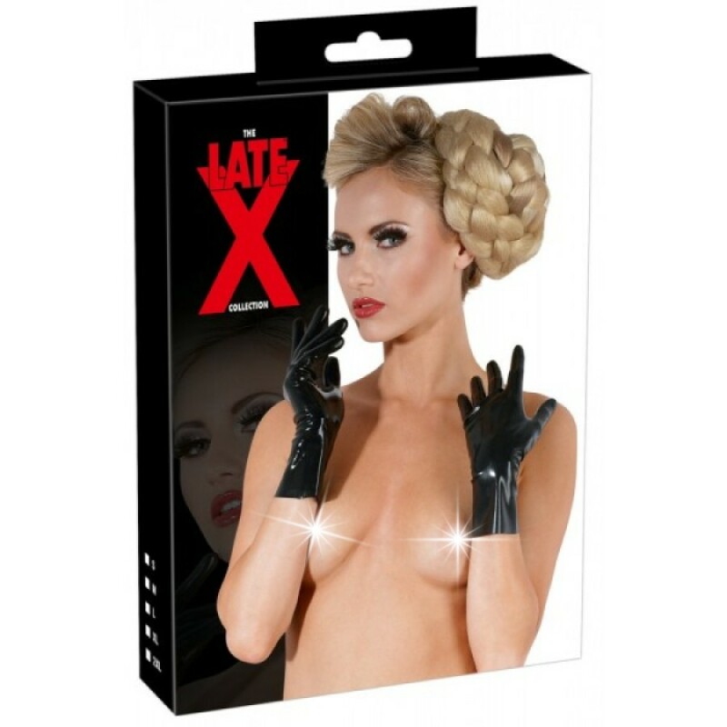 Рукавички з латексу Latex короткі, розмір L - Зображення 1