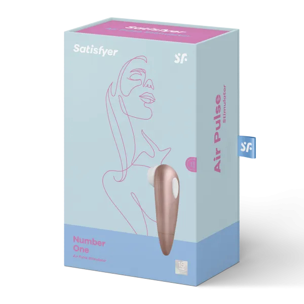 Вакуумний стимулятор Satisfyer Number One для клітора, 14.3 х 4.6 см - Изображение 1