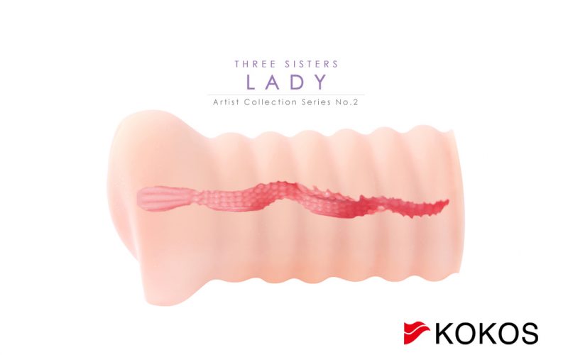 Мастурбатор-Вагіна Kokos Lady реалістичний з кібершкіри, тілесний - Зображення 2