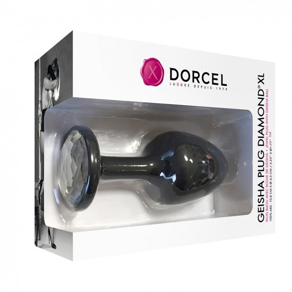 Анальна пробка з кристалом Marc Dorcel Geisha Plug Ruby XL - Зображення 3