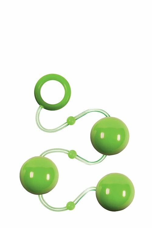 Анальні кульки Renegade Pleasure Balls зелені