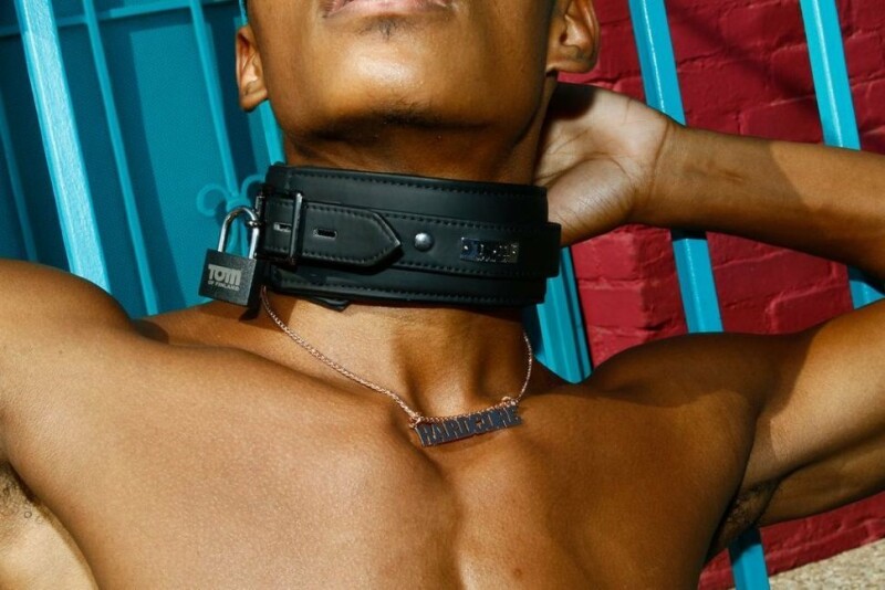 Нашийник з навісним замком Tom of Finland Neoprene Collar - Зображення 1