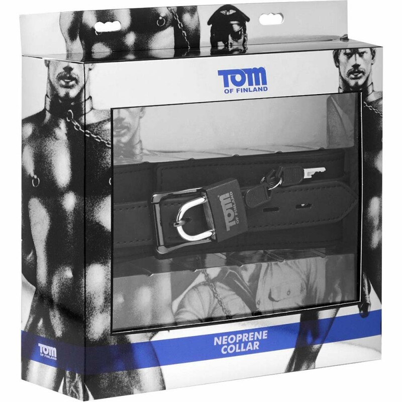 Нашийник з навісним замком Tom of Finland Neoprene Collar - Зображення 2
