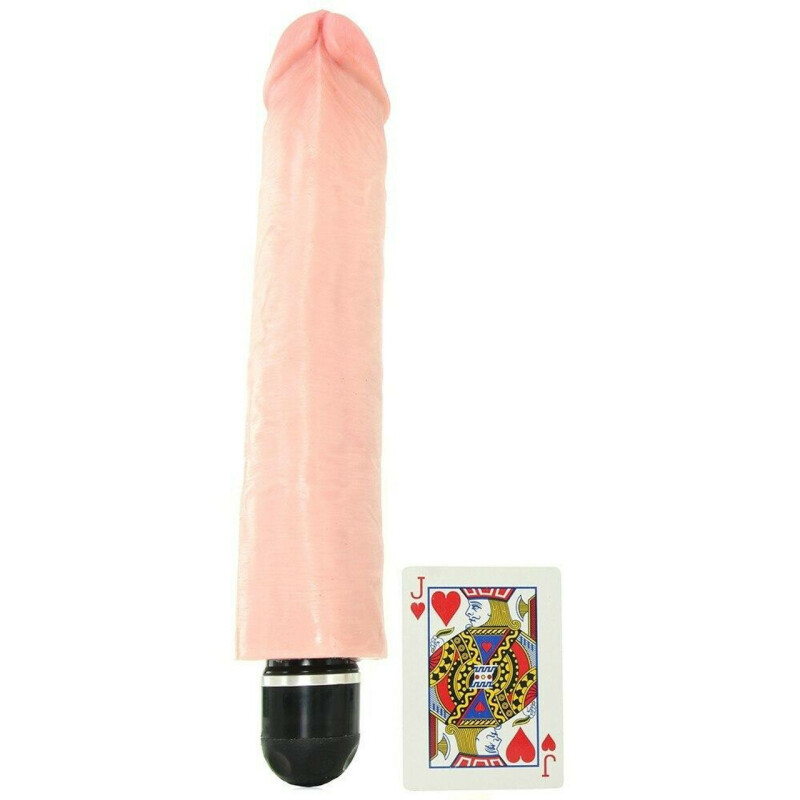Вібратор реалістичний гігантський King Cock бежевий, 31 х 5.6 см - Изображение 4