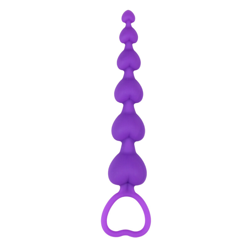 Анальний стимулятор Chisa Heart Booty Beads, серця, 19 см