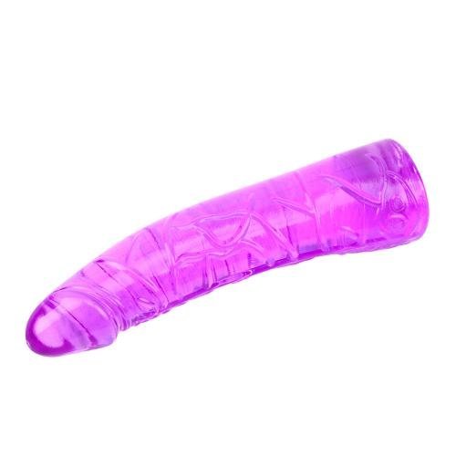 Фалоімітатор реалістичний Chisa Teaser Jelly Dildo, з гелю, фіолетовий, 18.6 см х 4 см - Изображение 2