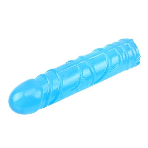 Фалоімітатор Сhisa Vivid Jelly Dildo, гель, блакитний, 19 см х 5 см - Зображення 1