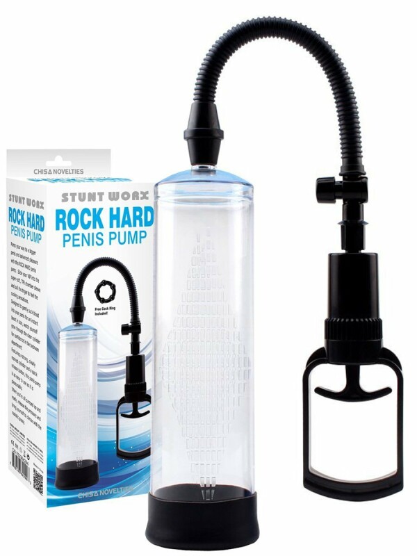 Помпа ручна вакуумна Rock Hard Penis Pump, 21.5 см х Φ6 см