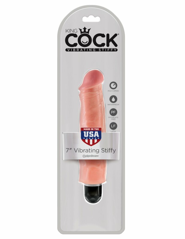 Вібратор кібершкіра King Cock 7 Vibr Stiffy Flesh - Изображение 2
