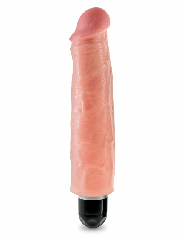 Вібратор кібершкіра King Cock 7 Vibr Stiffy Flesh