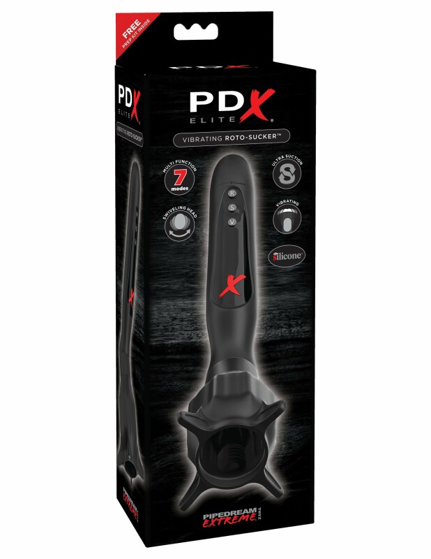 Вібро мастурбатор Pipedream PDX Elite Vibrating Roto-Sucker