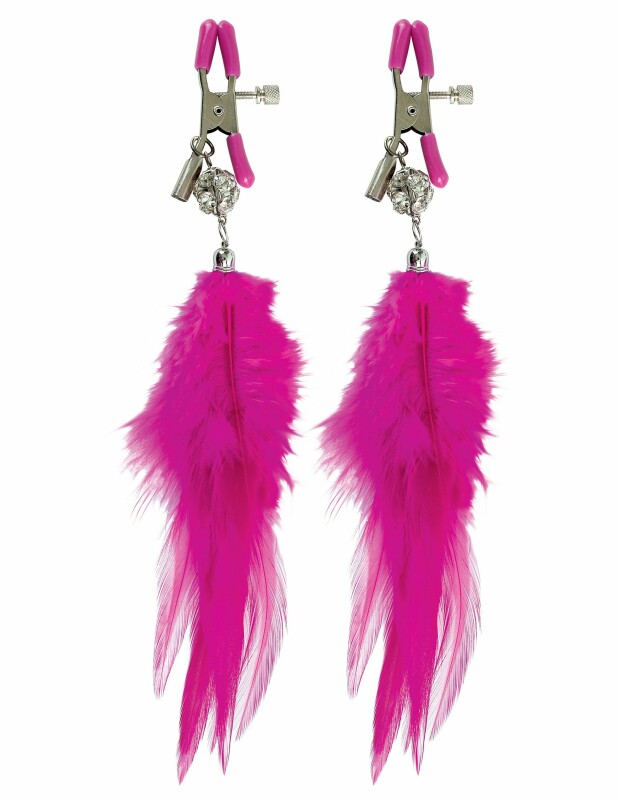 Затискачі для сосків Fancy Feather Nipple Clamps Fetish Fantasy