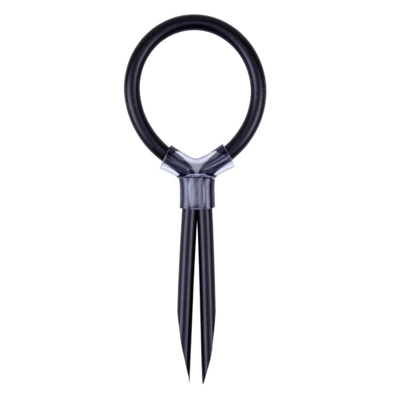 Ерекційне кільце-лассо Chisa Get Lock, чорне, 5 см - Зображення 1