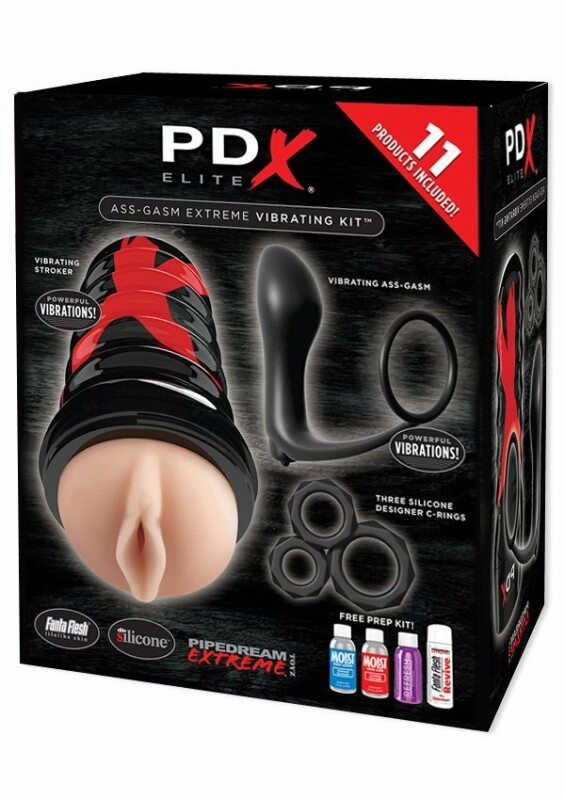 Страсна ніч чоловіки Ass-Gasm Extreme Vibrating Kit