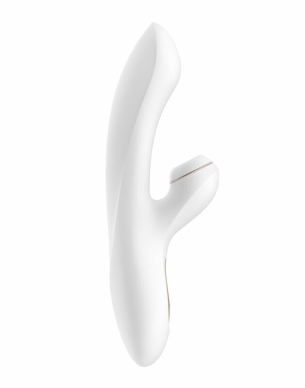 Вібратор-кролик Satisfyer Pro+ G-Spot з пульсацією, білий, 22 х 4.3 см - Изображение 2