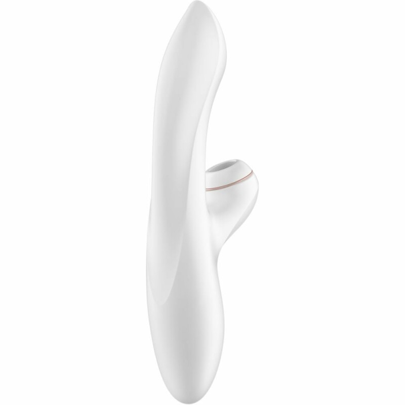 Вібратор-кролик Satisfyer Pro+ G-Spot з пульсацією, білий, 22 х 4.3 см - Изображение 5