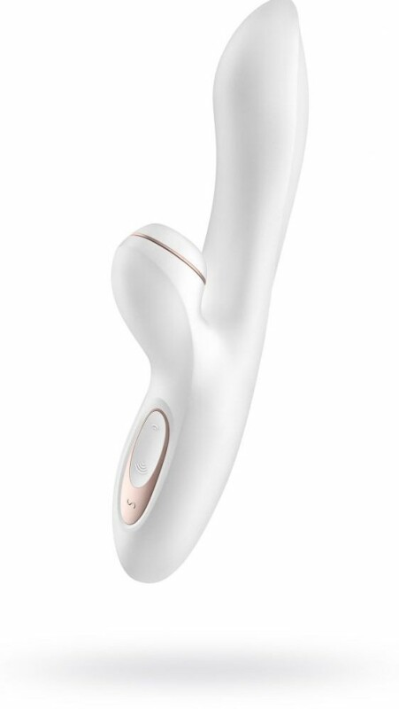 Вібратор-кролик Satisfyer Pro+ G-Spot з пульсацією, білий, 22 х 4.3 см