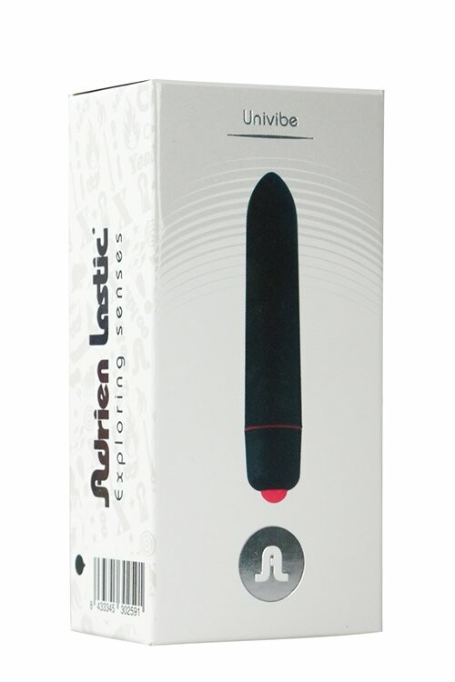 Віброкуля Adrien Lastic Univibe чорна, 9 х 1.7 см - Изображение 1