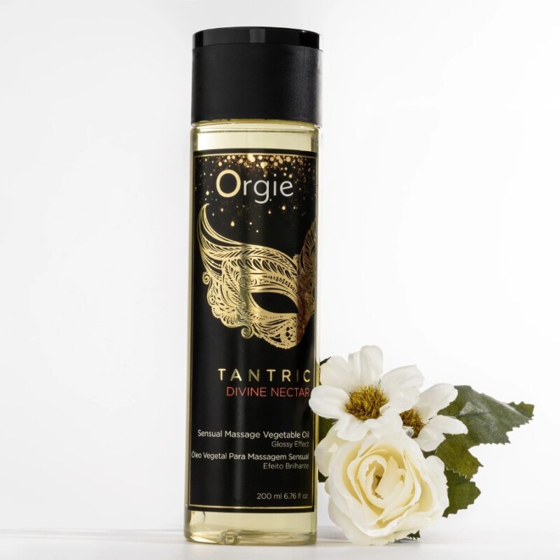 Масажна олійка Orgie Tantric Divine Nectar з ароматом, 200 мл - Зображення 1