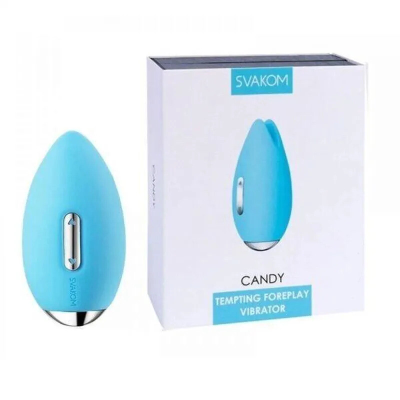 Вібратор для клітора Svakom Candy блакитний, 9.6 х 4.2 см - Зображення 1